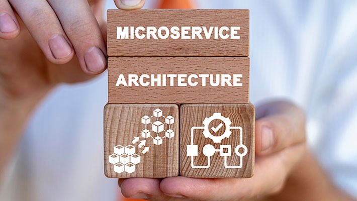 Microservices info-graphic